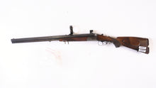 Load image into Gallery viewer, Merkel Drilling in 12GA - 8x57JRS with full lenght insert in 222 Rem. (right bore)