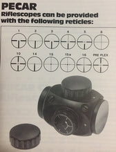Load image into Gallery viewer, Pecar 3-7 variable scope with Tikka rings (for combo rifle)
