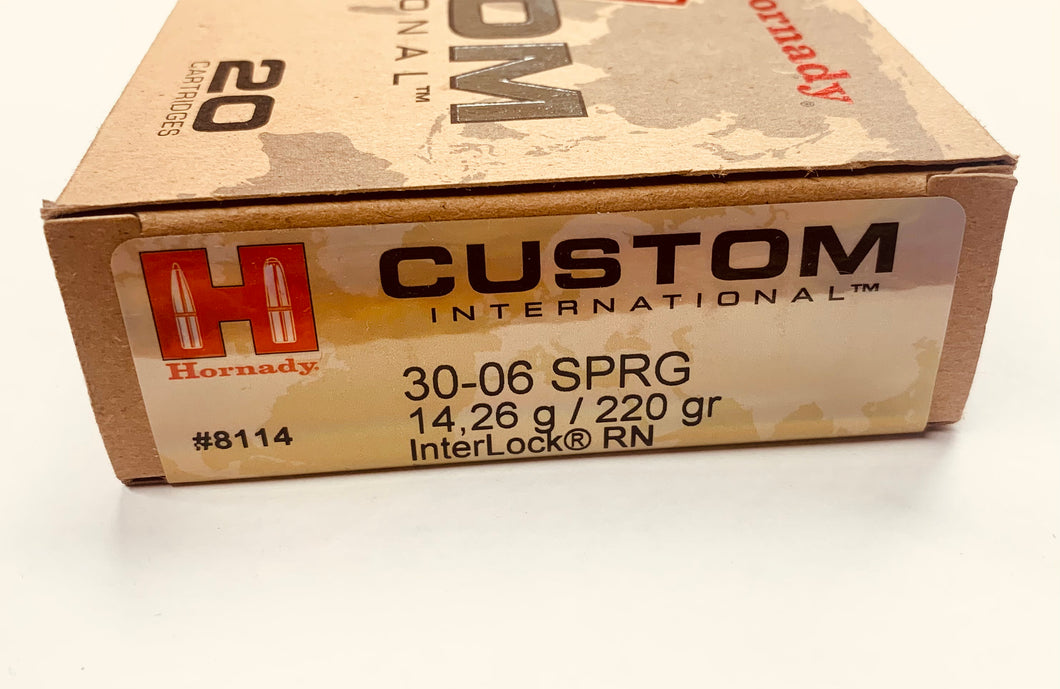 30-06 SPGR Ammunition by Hornady (20 pcs per box)