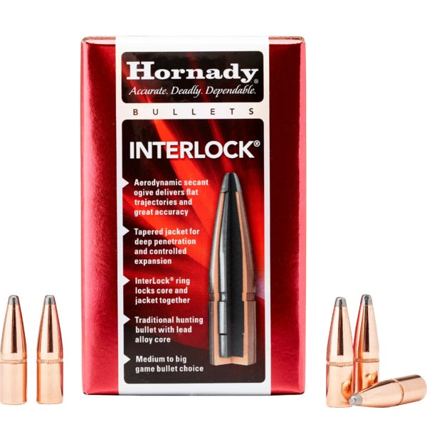 8 mm .323'' (150 gr) SP Interlock Bullets by Hornady (100 pcs) (#3232)