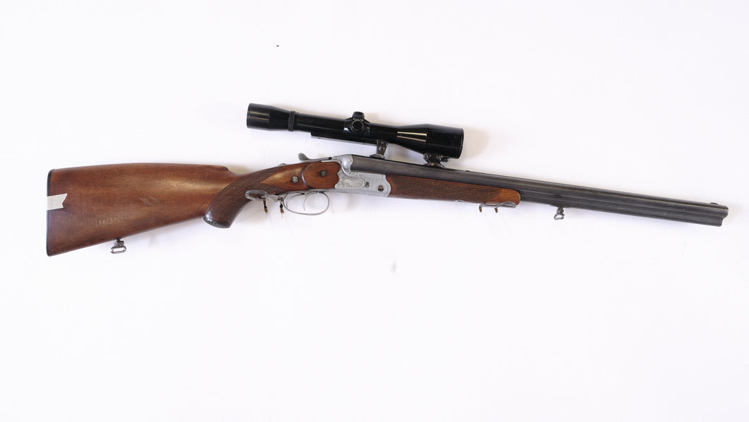 Fr. Wilh. Heym Drilling in 16GA - 8x57JRS, with scope