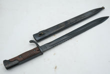 Load image into Gallery viewer, German M98-05 Butcher Sawback Bayonet With Scabbard  (Repro)
