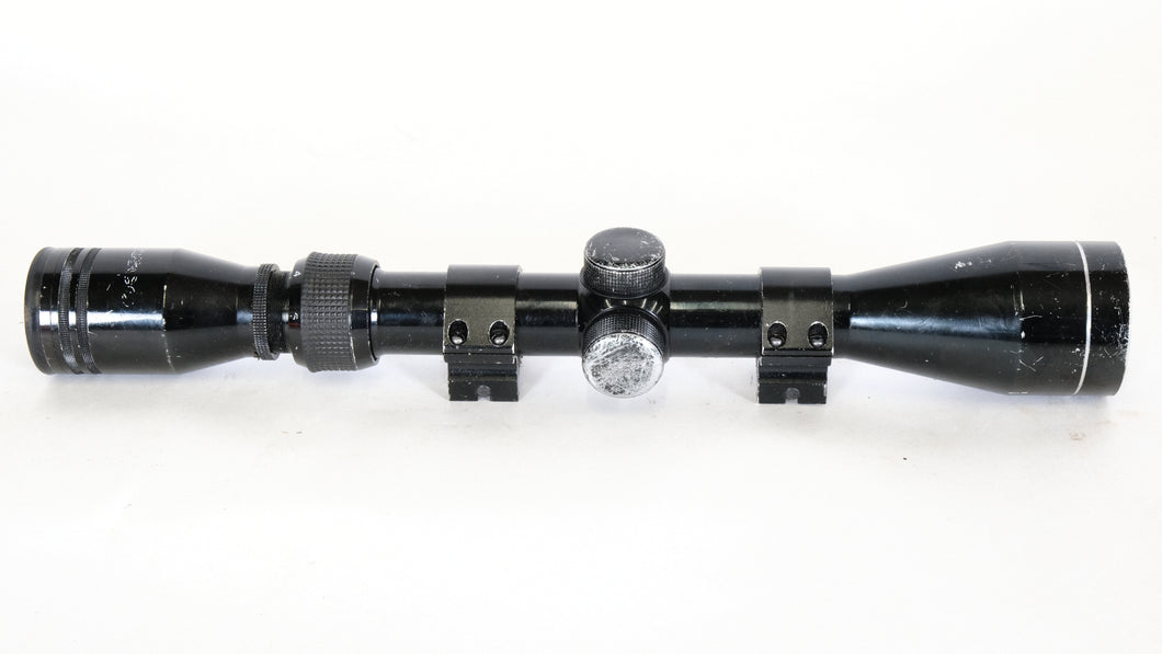 Tasco 3-9x40 variable scope with rings