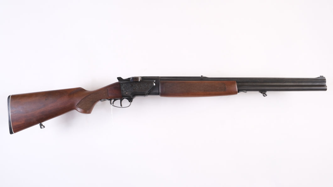 BRNO O/U combination gun in 12GA-5.6x52R (22HP) with extra barrel 12GA (not matching numbers)