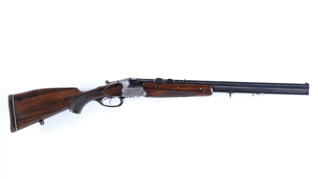 F.W. Kessler Suhl Buhag (Merkel style action) combo rifle in 16GA - 7x57R