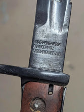 Load image into Gallery viewer, German M98-05 Butcher Sawback Bayonet With Scabbard  (Repro)
