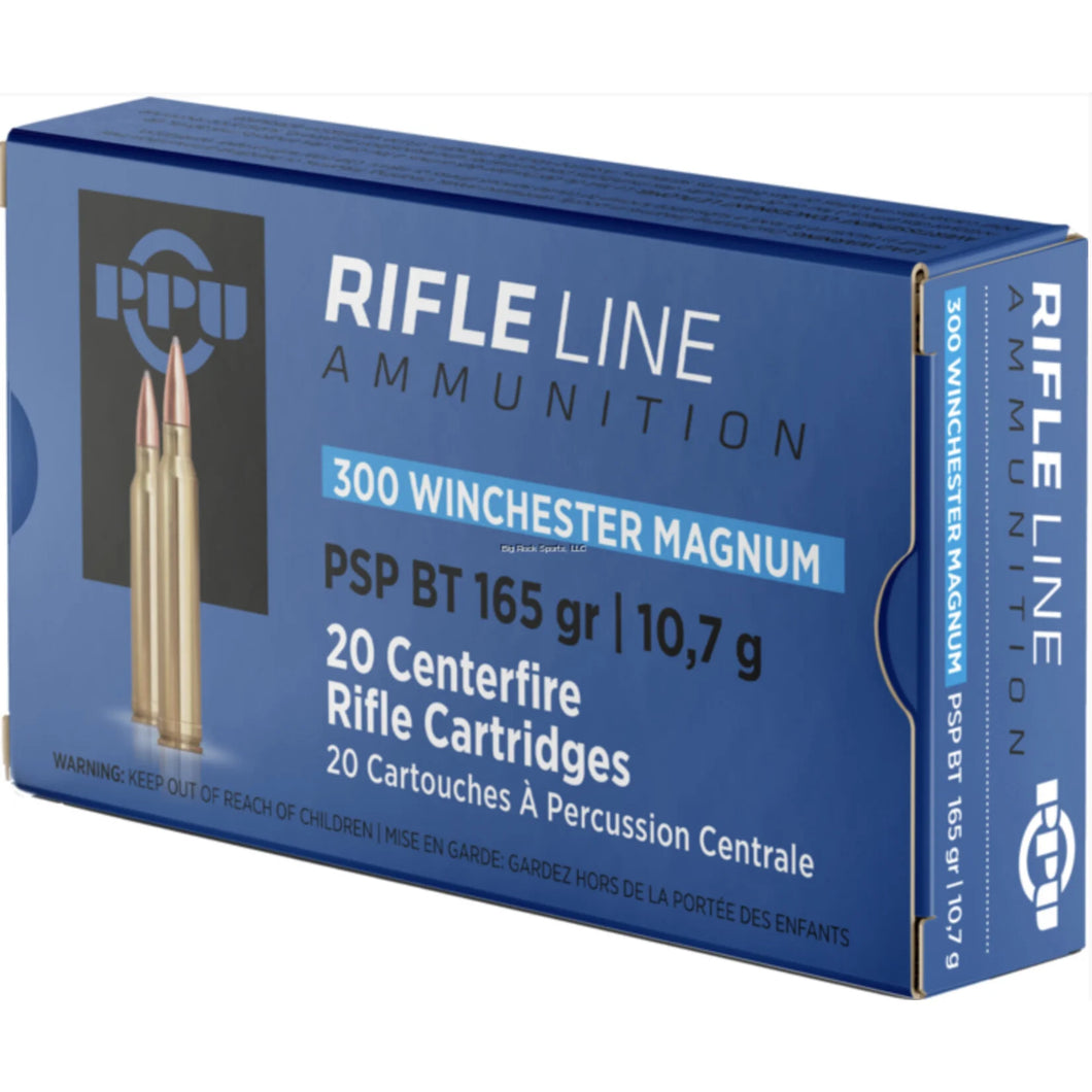 300 Win Mag PSP BT Ammunition 165gr by PPU (20 pcs)