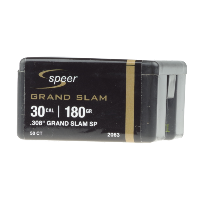 30cal/.308 (180GR) Hunting Grand Slam SP by Speer #2063 (50 pcs)