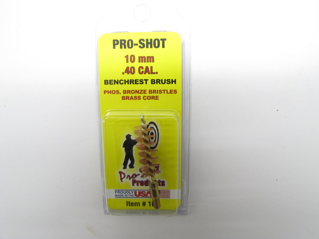 Pro-Shot 10mm, .40 Cal. Pistol Brush