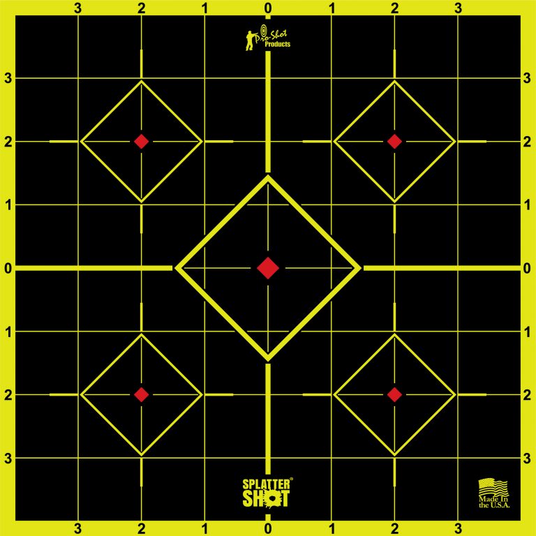 Pro-Shot 8'' Green Sight-In Target 6pk