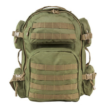 Load image into Gallery viewer, VISM by NcStar-Tactical Backpack - Green w/Tan Trim
