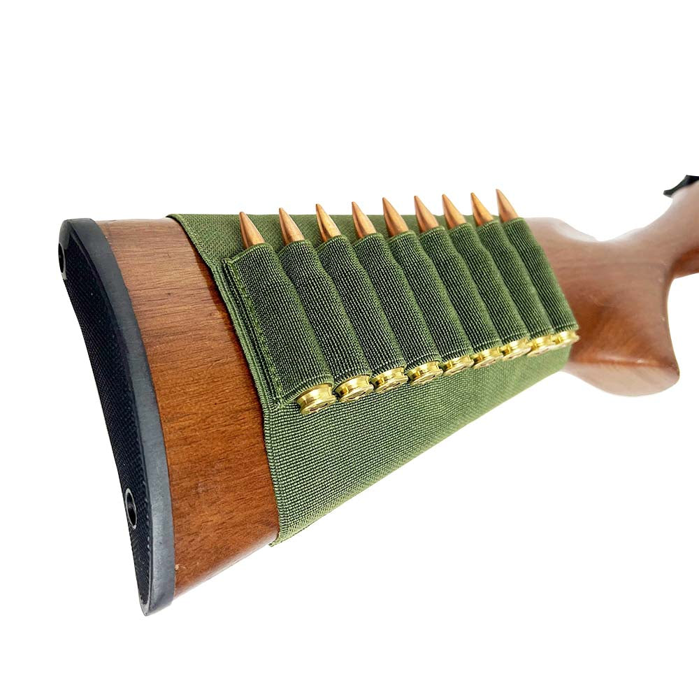 VISM by NcStar-ButtStock Rifle Cartridge Holder - Green