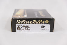 Load image into Gallery viewer, 270 Win. SP Ammunition 150gr by Sellier &amp; Bellot (20 pcs)
