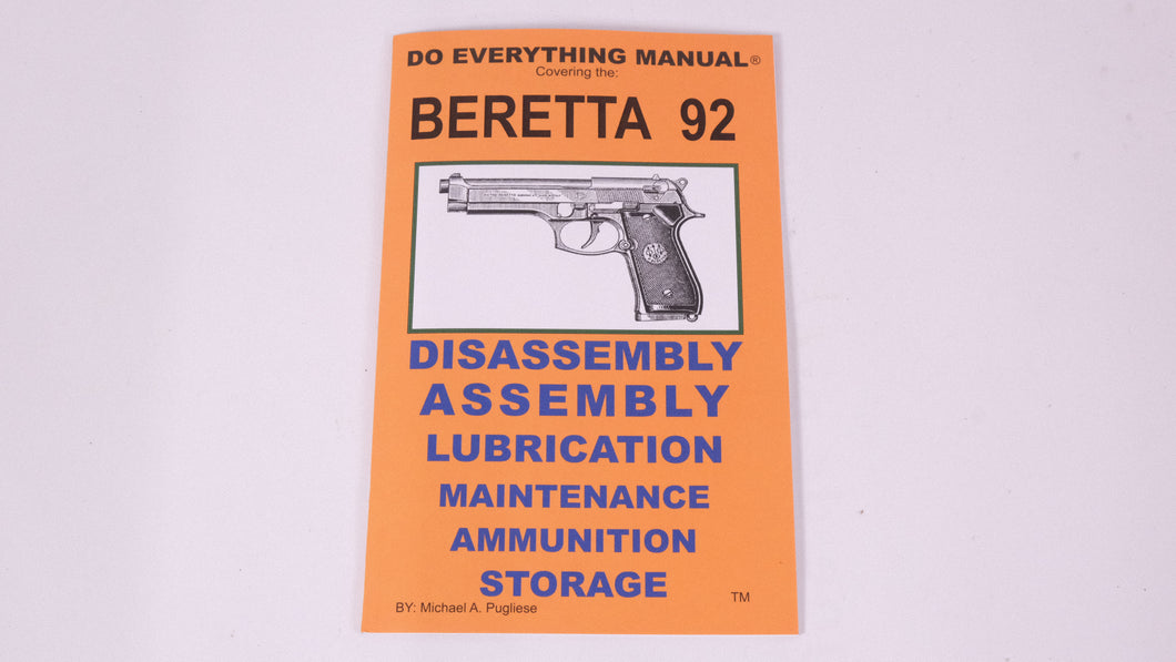 Beretta 92 do everything manual