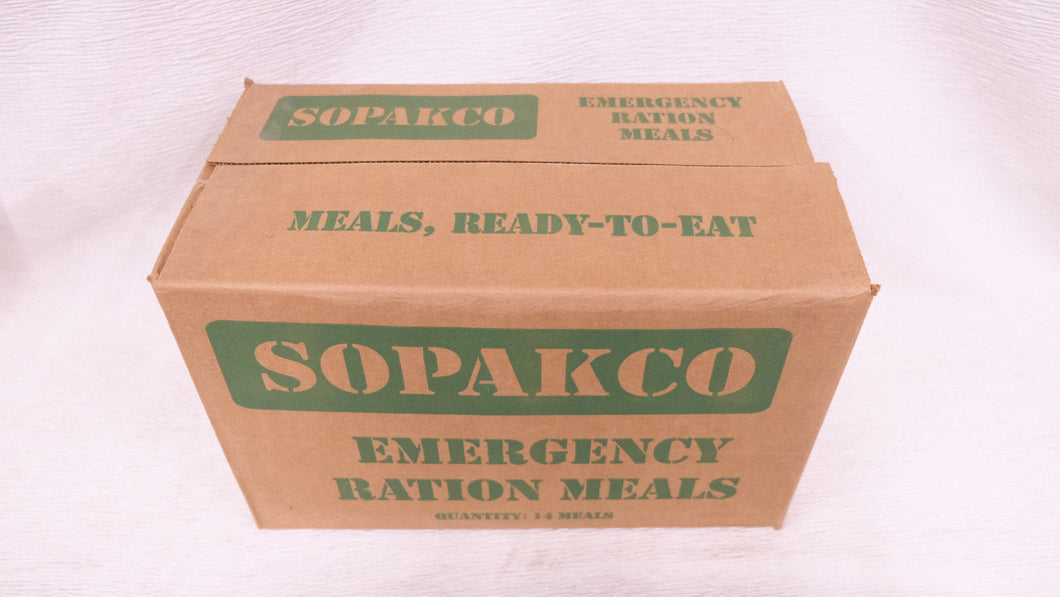 Emergency Ration Meals by Sopakco - 14 pcs - Reduced sodium