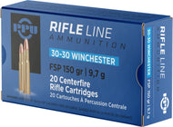 30-30 Win FSP Ammunition, 150gr, by PPU (20 pcs)