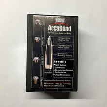 Load image into Gallery viewer, 338 Cal. (225 gr) Spitzer Accu Bond Bullets by Nosler #54357
