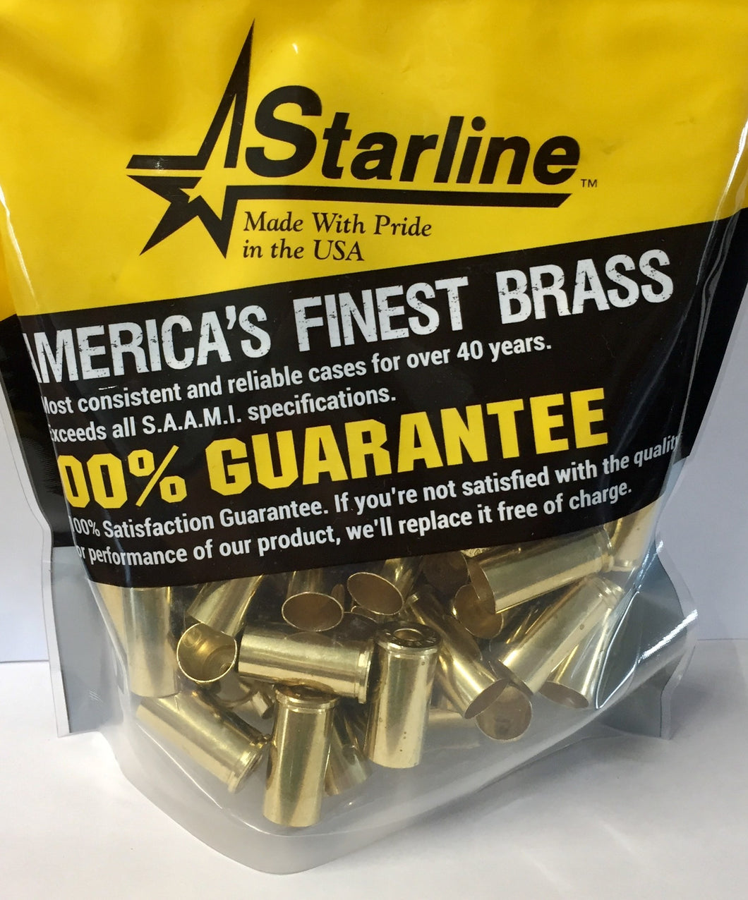 44 Russian Unprimed Brass by Starline (100 pcs)