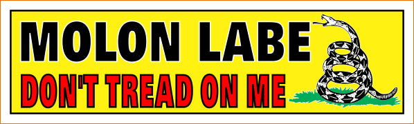Molon Labe - Don't Tread on Me Sticker