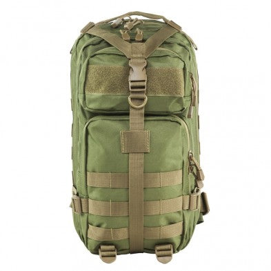 VISM by NcStar - Small Backpack - Green w/Tan Trim