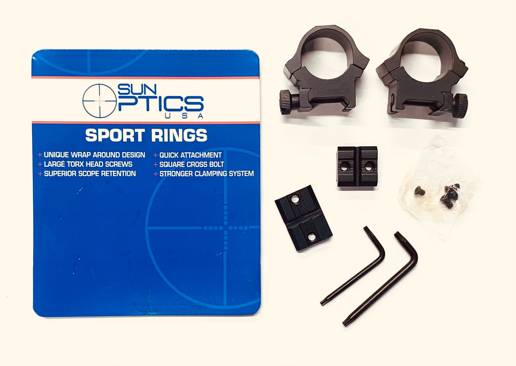 M85 Sun Optics scope sport rings