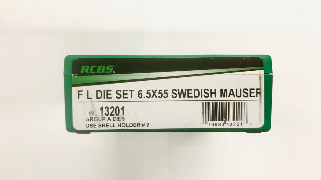 6.5 x 55 Swedish Mauser F L Die Set by RCBS (#13201)