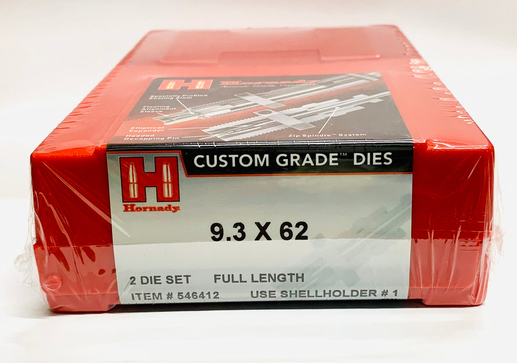 9.3 x 62 Custom Grade Dies by Hornady