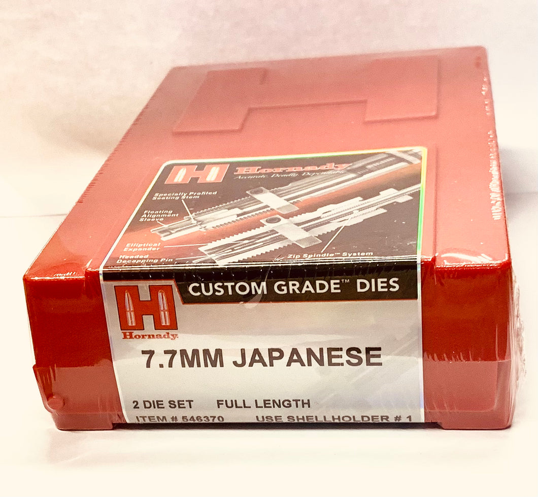 7.7 mm Japanese Custom Grade Dies by Hornady