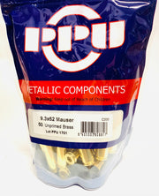9.3 x 62 Mauser Unprimed Brass by PPU (#C330) (50 pcs)