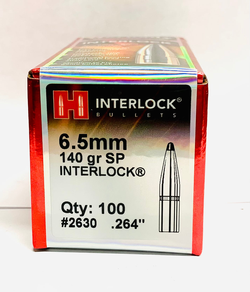 6.5 mm (140 GR) SP INTERLOCK Bullets by Hornady (100 pcs) #2630